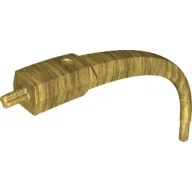 Large Figure Tail / Horn / Pearl Gold