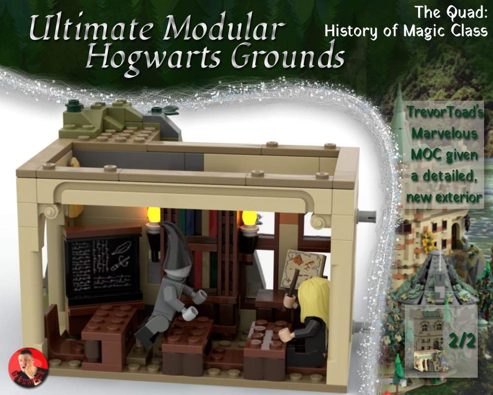 Lego HP Modular - The Quad: History of Magic Class