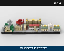 Architecture Rhodes Greece Skyline
