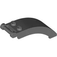 Windscreen 6 x 2 x 2 with Handle / Dark Bluish Gray