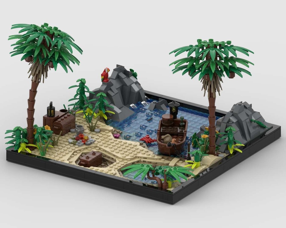 Lego Pirate Caribbean Island