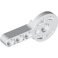 Lego Technic Rotation Joint Disk with Pin Hole and 3L Beam Thick / White