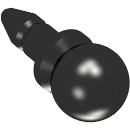 Belville, Musical Instrument Microphone (aka Towball with Pointed Bar) / Black