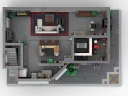 SitComplex - Queer Eye Ground Floor (with roof)