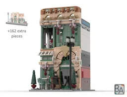 Modular French Cafe - Modification of Set 10362