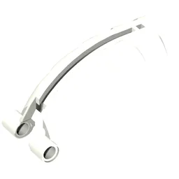 Large Figure Back Cover with Groove (Rahkshi) / Pearl White