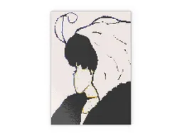 Young Lady/Old Lady Optical Illusion Mosaic/Artwork