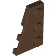 Wedge Plate 3 x 2 Left / Brown