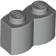 Brick Special 1 x 2 Palisade [aka Log] / Light Gray