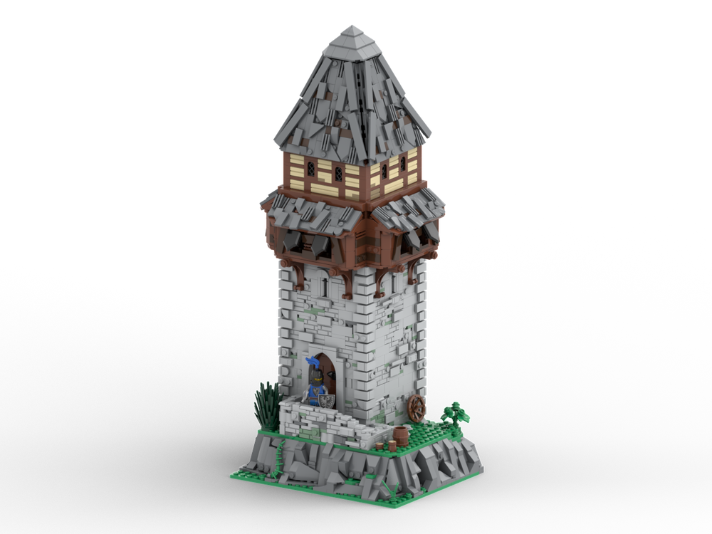 Lego Tower on the rock