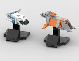 RM-09 & Star Commuter 2000 (Rebel Cargo Ships), Mini-Scale