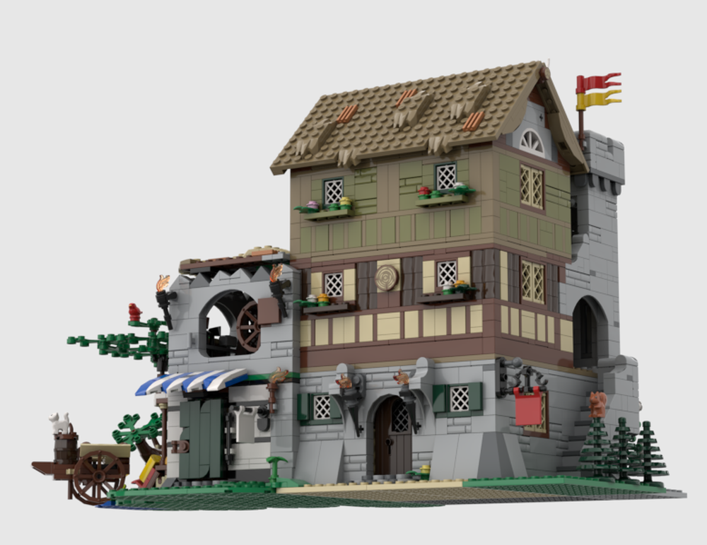 Lego Medieval Building , Alternate build of Lego 10332