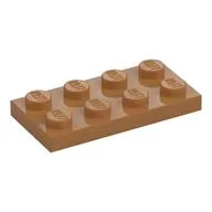 Plate 2 x 4 / Medium Nougat