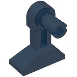 Leg Mechanical - Droid with Technic Pin / Dark Blue