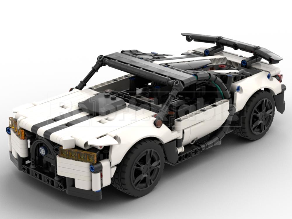 Lego Bugatti Skyline Supercar (RC custom supercar)