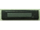 Lego Tile 1 x 4 with Black and Light Gray Exhaust Vent Grille Pattern (Sticker) - Sets 5541 / 5571 / 10151