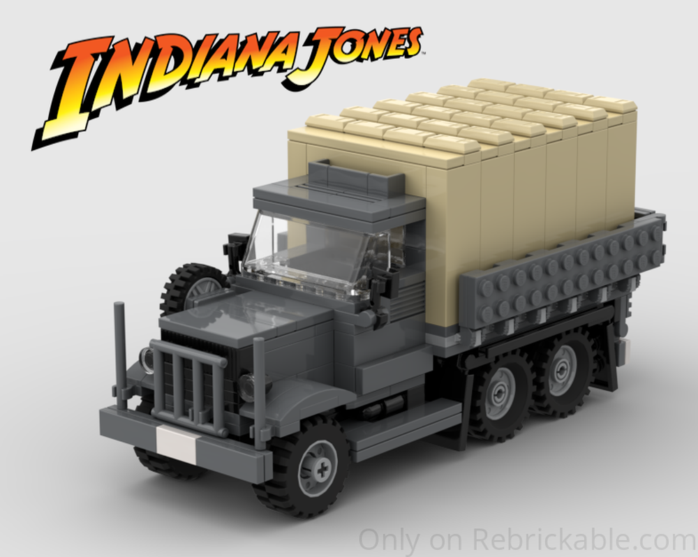 Lego Indiana Jones Truck (Raiders of The Lost Ark) Mercedes-Benz LG3000