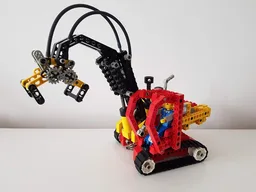 Tracked Excavator with Grasper