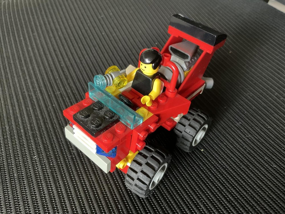 Lego Custom Red and White Monster kart