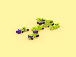 Mini Lego Transformers: Devastator