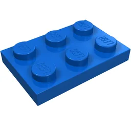 Plate 2 x 3 / Blue