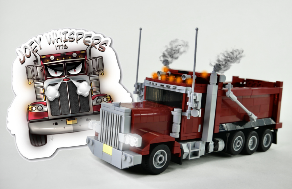 Lego JoeyWhispers1776 Peterbilt 389 Dump Truck