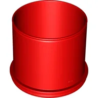 Duplo Ball Tube Straight / Red