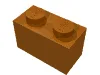 Brick 1 x 2 / Dark Orange