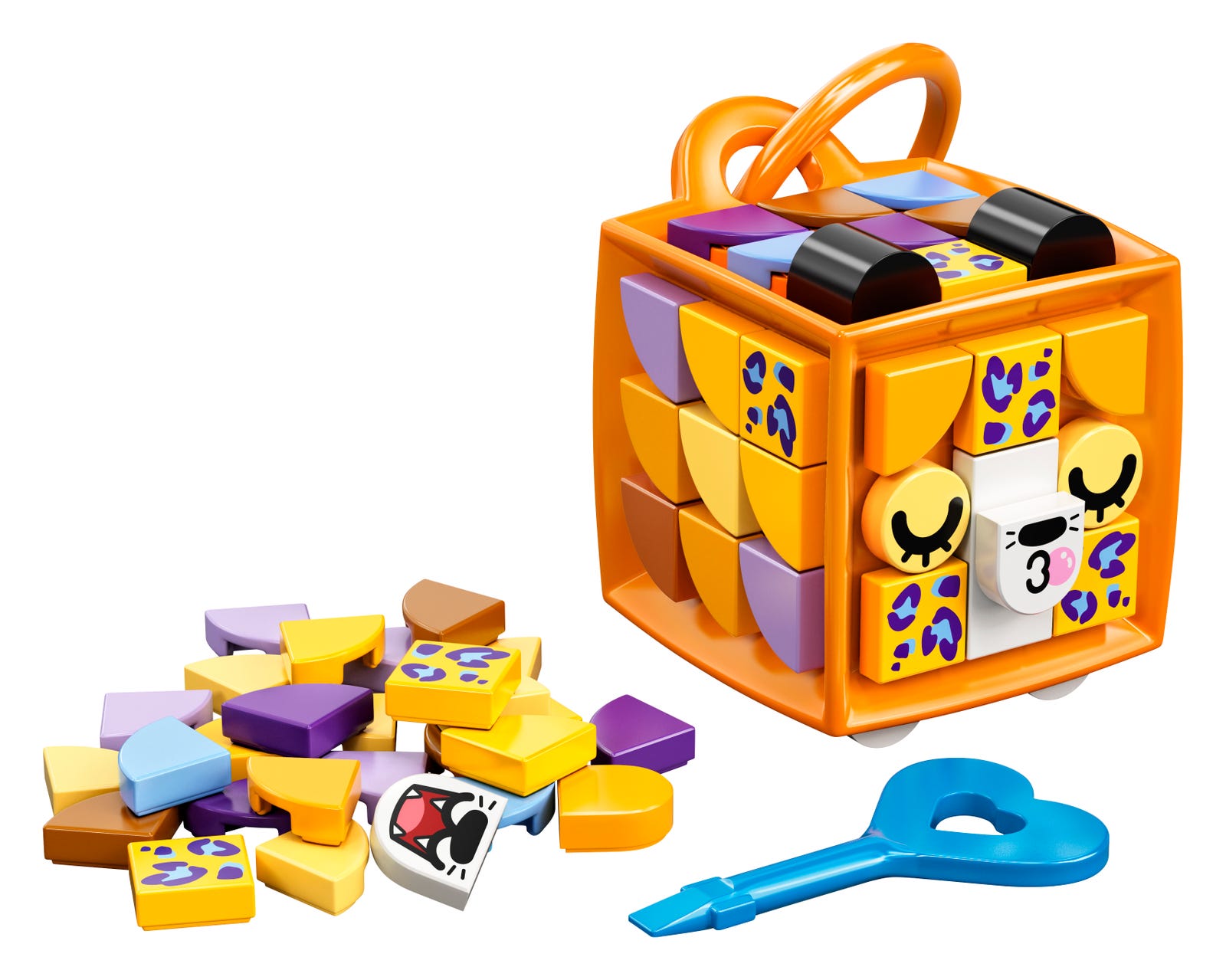 Lego Bag Tag Leopard