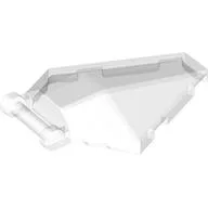 Windscreen 6 x 4 x 1 Hexagonal with Handle / Trans-Clear
