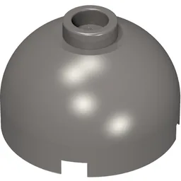 Brick Round 2 x 2 Dome Top, Hollow Stud / Dark Bluish Gray
