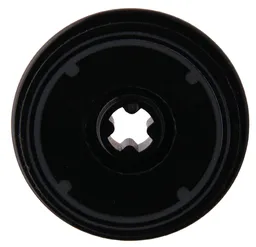 Technic, Disk 3 x 3 with Dark Bluish Gray Circles Batmobile Hubcap Pattern (Sticker) - Set 70917