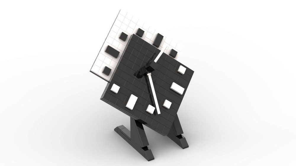 Lego Modern table clock design