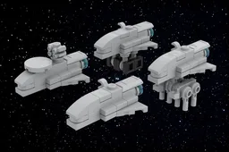 1:1455 Imperial Gozanti-class Cruisers