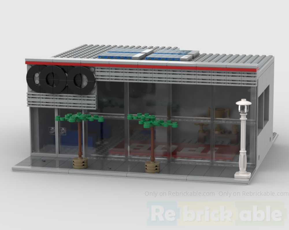 Lego Modular Audi Car dealership