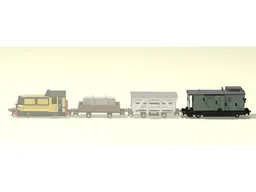 Old baggage car