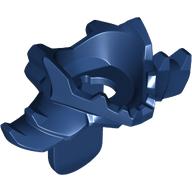 Lego Minifig Neckwear Armour with Dragon Jaw / Dark Blue