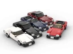 Jaguar XJ-S - Set of Five Colors
