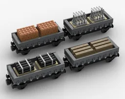 Construction Material Train Wagon