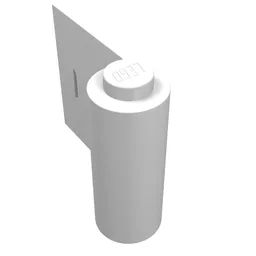 Door 1 x 3 x 2 Left / White