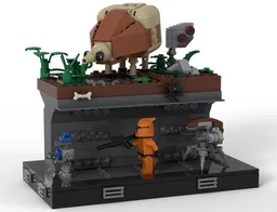 Blue Shadow Virus Diorama