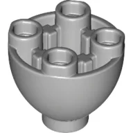 Brick Round 2 x 2 x 1 1/3 Inverted / Light Bluish Gray