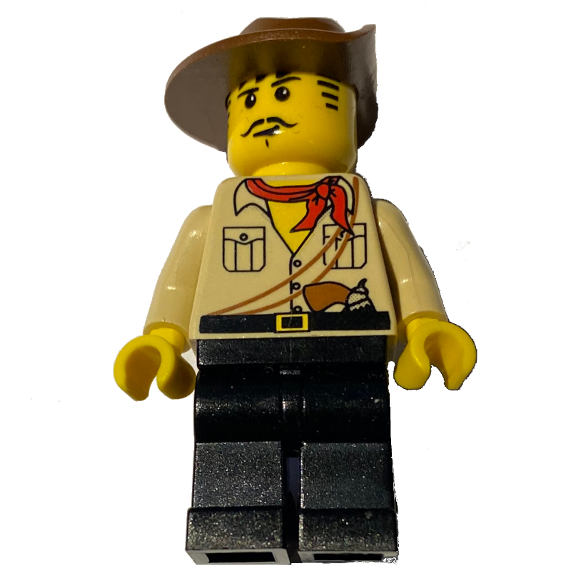 Lego Johnny Thunder (Desert) with Chin Scar