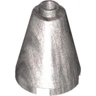 Cone 2 x 2 x 2, Open Stud / Metallic Silver