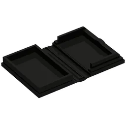 Book 2 x 3 [Plain] / Black