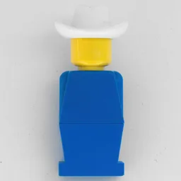 LEGOLAND Blue Torso, Blue Legs, White Cowboy Hat