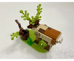Deer with Tree Stump