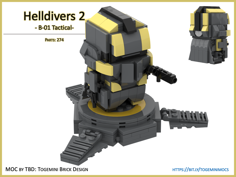 Lego Helldivers 2 - Helldiver with Hellpod - Brickheadz