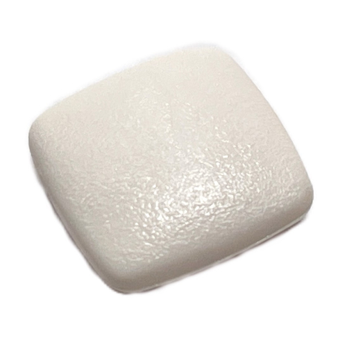 Lego Clikits Icon, Square 2 x 2 Small with Pin [Frosted] / White