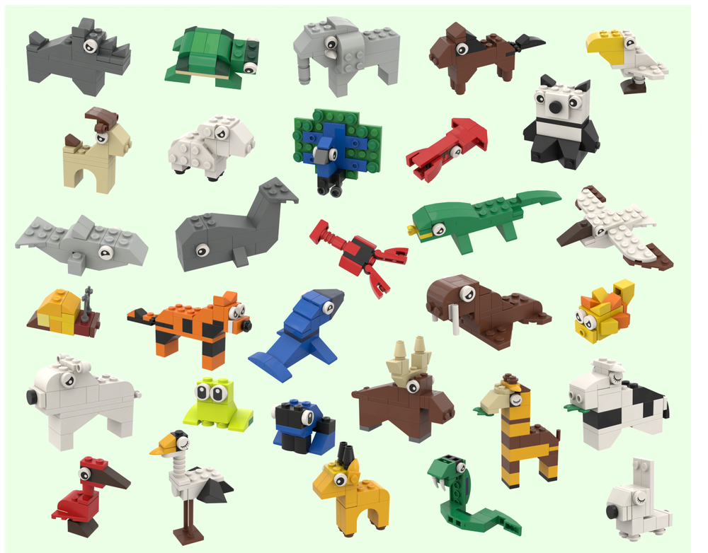 Lego Animals around the world